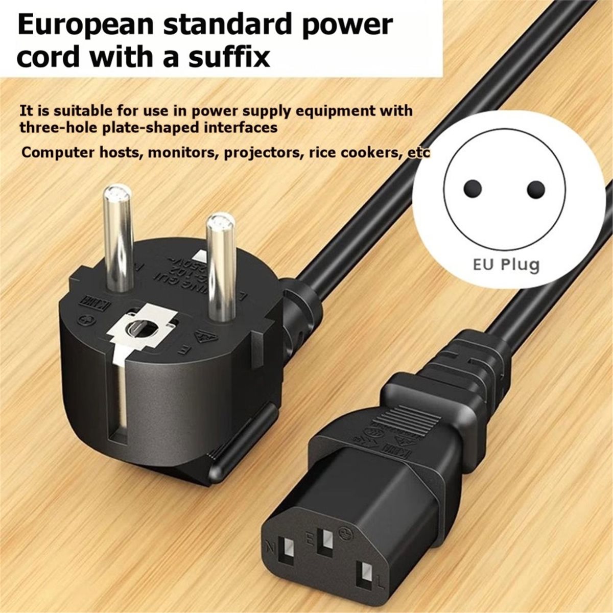 Psu Computer - mise à jour. Câble d'alimentation EU