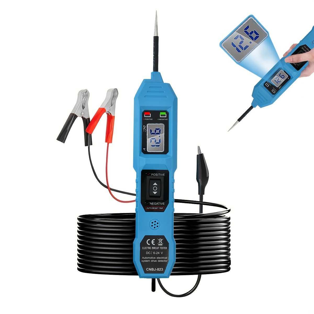 Power Supply Tester - Testeur de circuit électrique 6V-24V DC