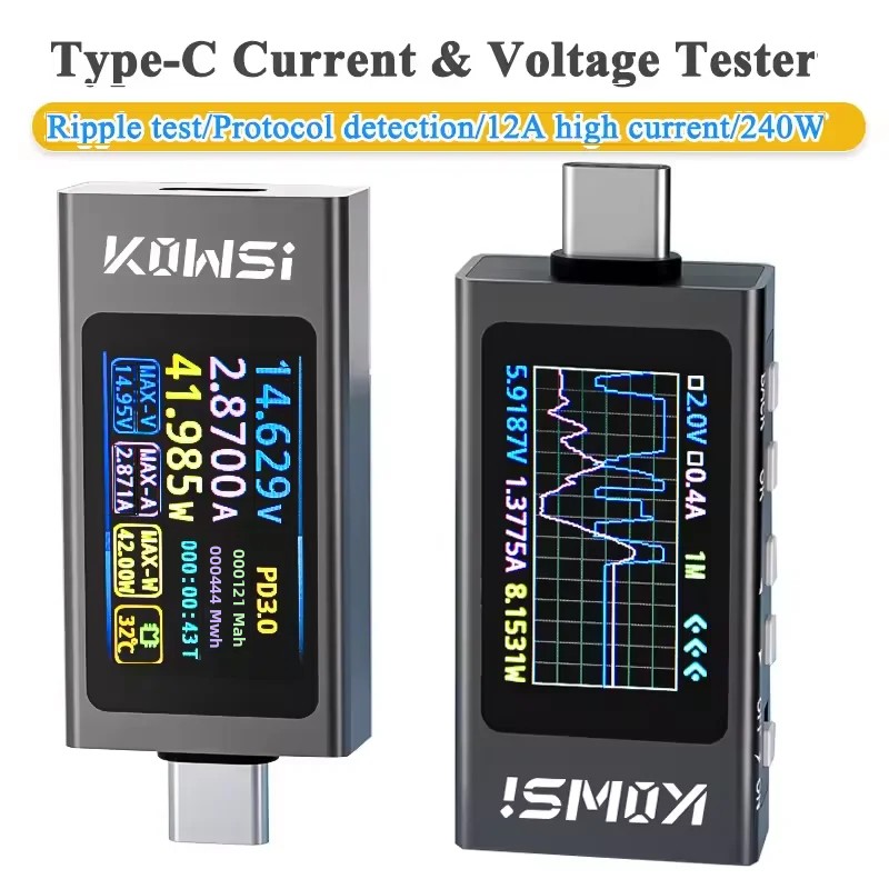 Power Supply Tester - Moniteur de courant et de tension