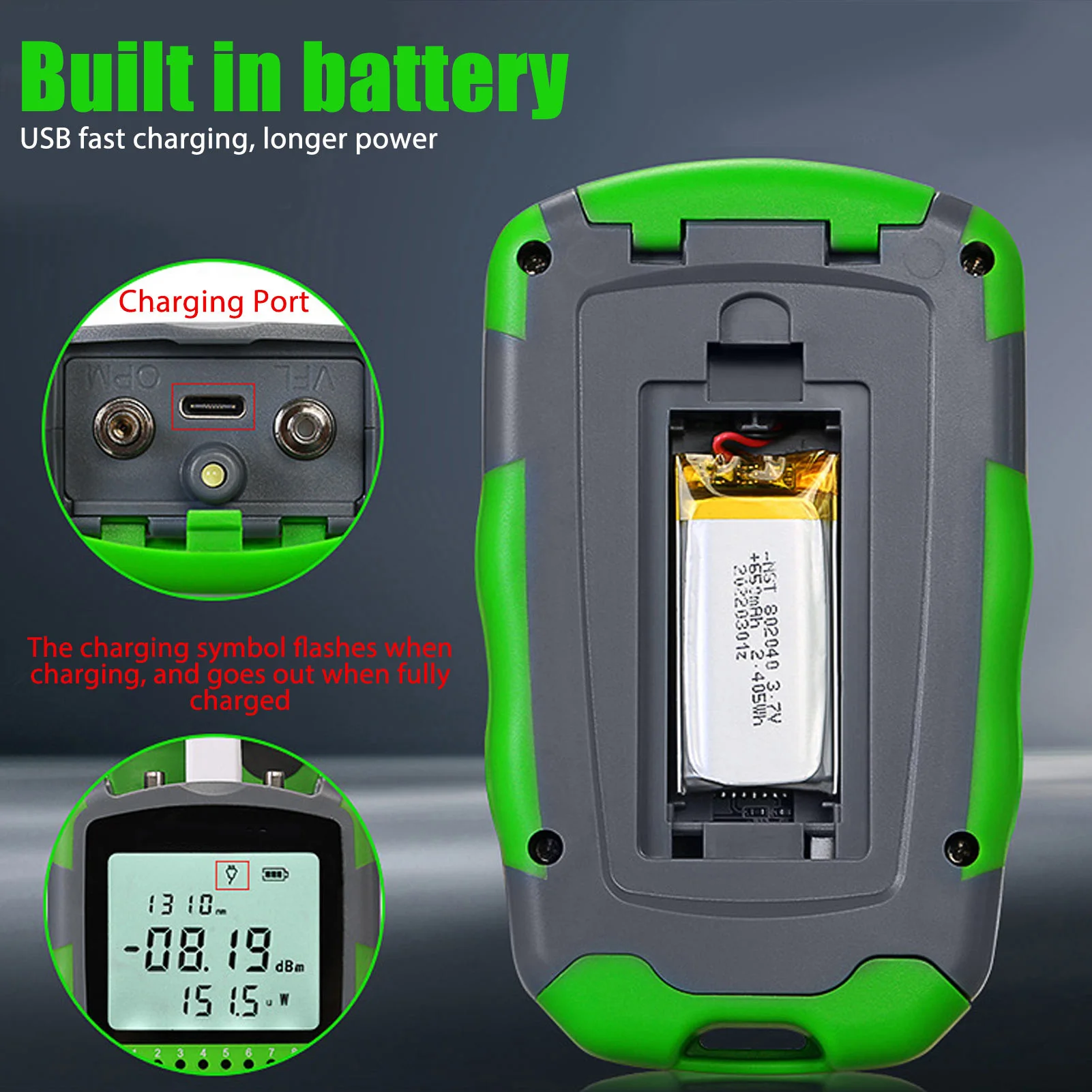 Power Supply Tester - Testeur de puissance de câble optique