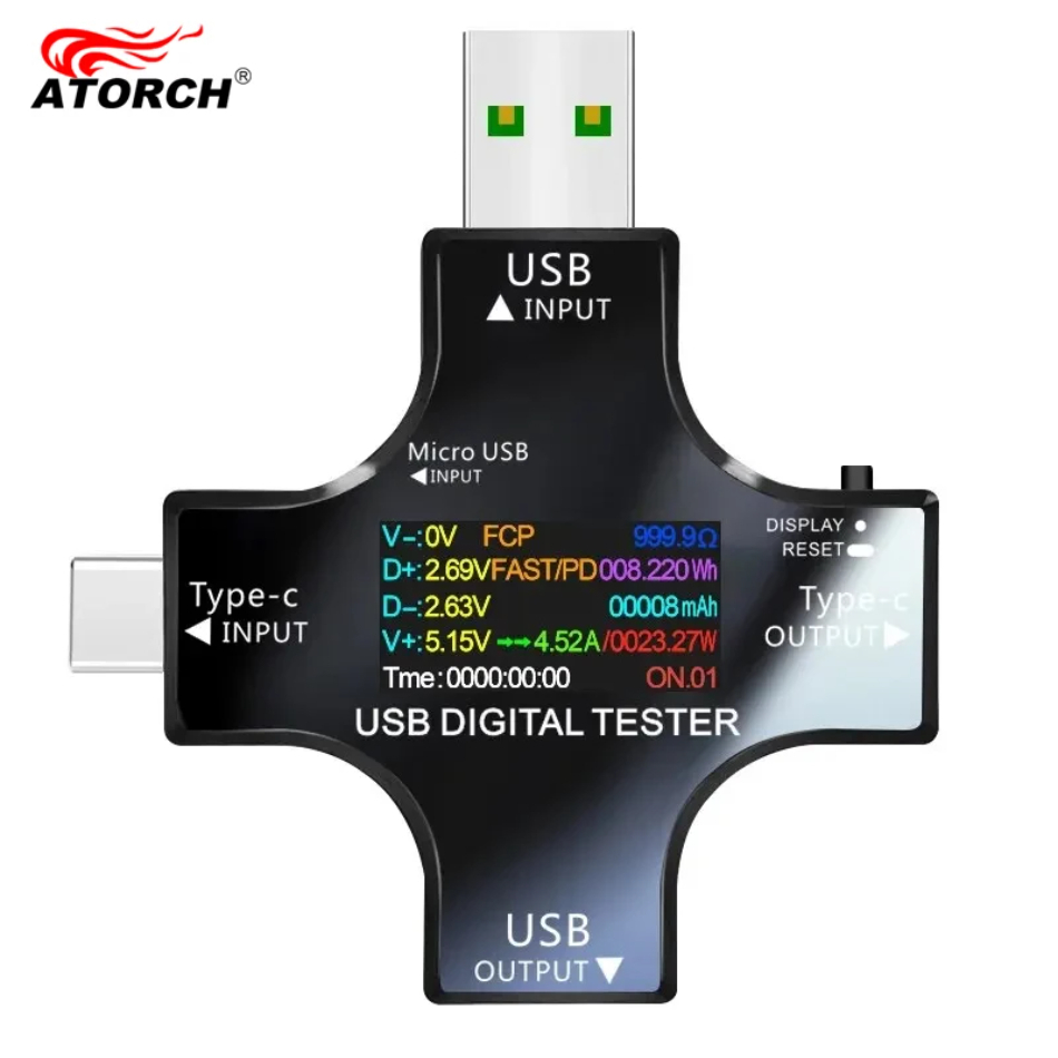 Testeur USB DC type-c PD voltm - Power Supply Tester avis et prix