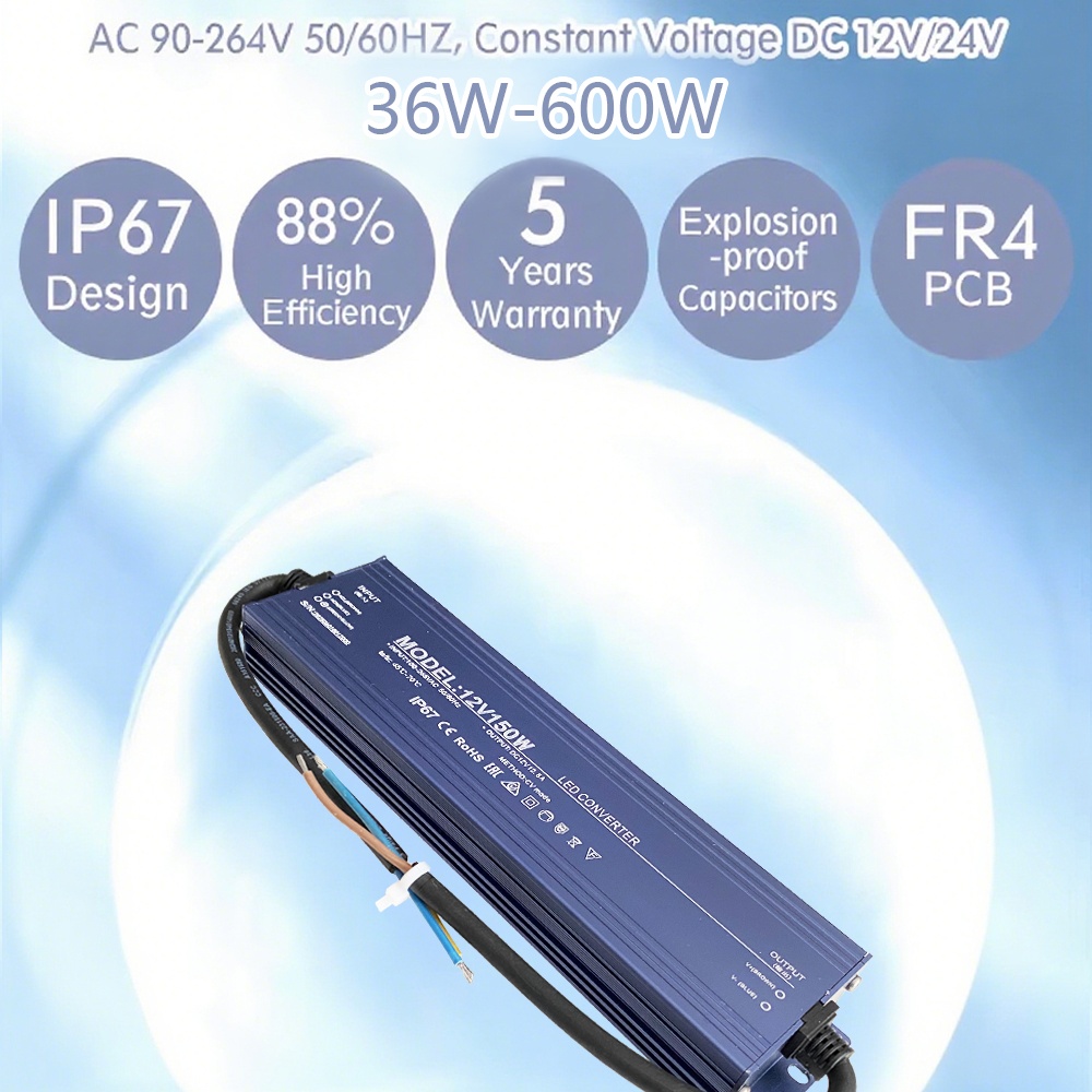 Alimentation LED étanche IP67, - Power Supply 500W avis et prix