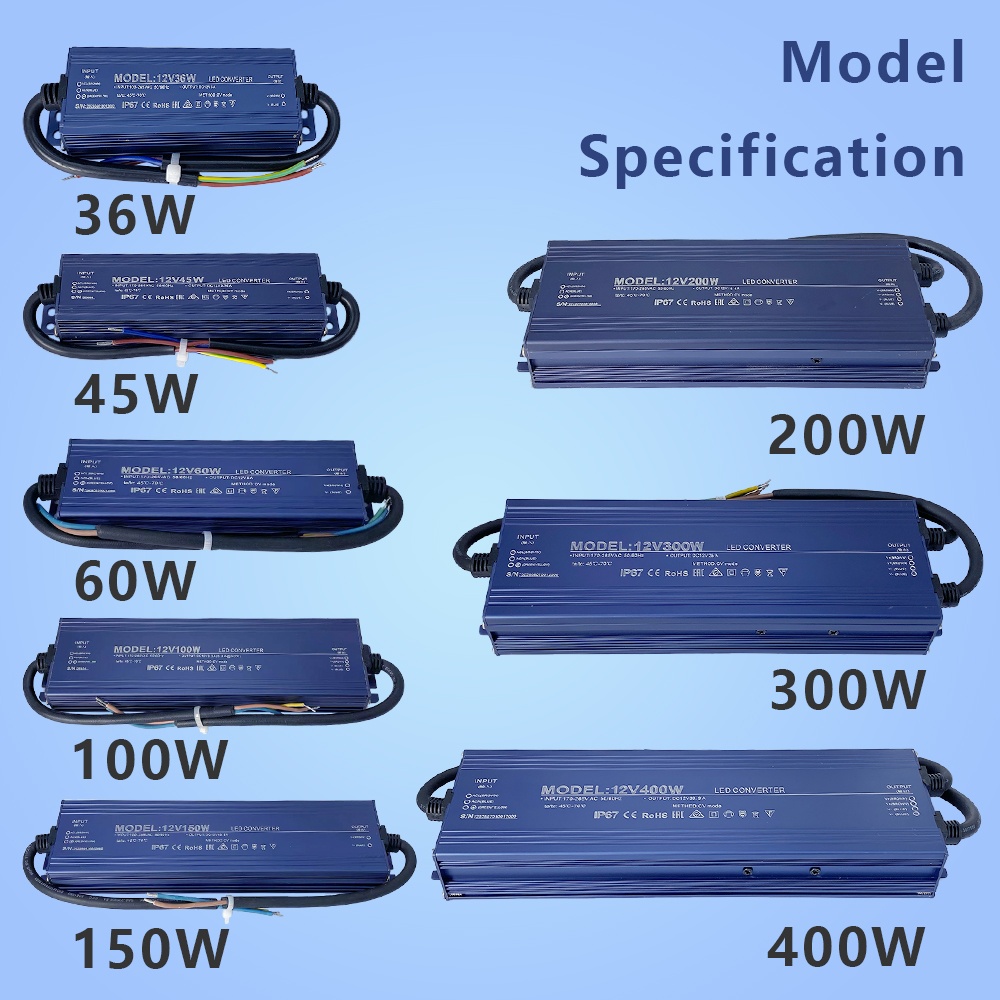 Alimentation LED étanche IP67, - Power Supply 500W avis et prix