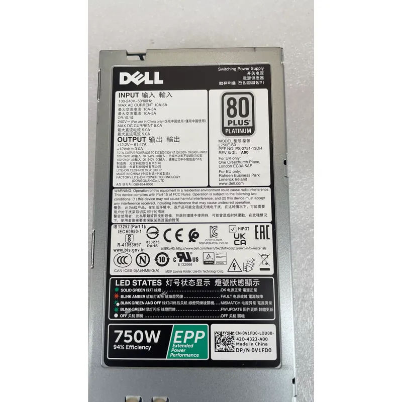 pour alimentation électrique D - Power Supply 750W avis et prix